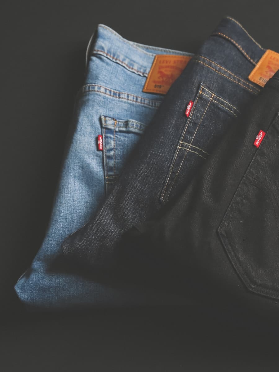 Mens Slim Denim — Olive Green